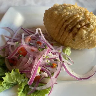 Fried potato ball