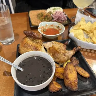 The charcoal grilled chicken is awesome!