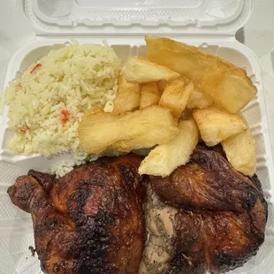 1/2 Chicken With 2 Sides