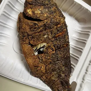 greasy, burnt and inedible