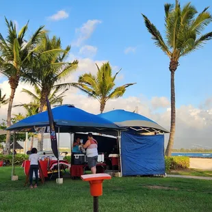 Peruvian Corner Pop-up Shop at Pilikai Beach Park, Kapilina. They are here every Wednesday afternoon