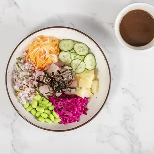Lemona Poke with Nikkei Leche de Tigre (sweet and citrusy)