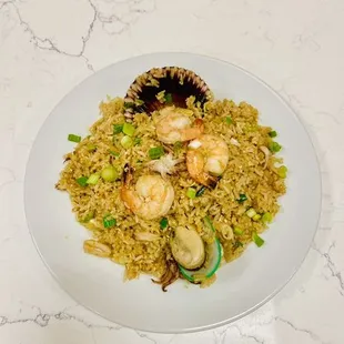 Arroz Chaufa de Mariscos