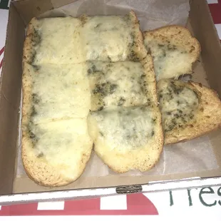 Cheesy garlic bread