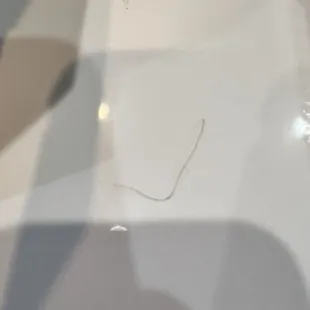 Hair in food