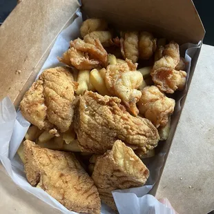 Big Fish Combo  Red Snapper and Shrimp