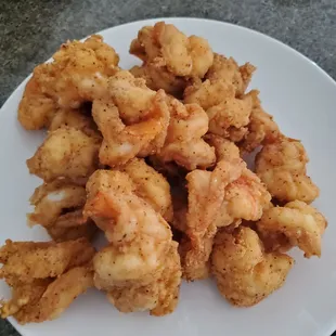 Fried jumbo shrimp