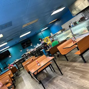 the interior of a restaurant