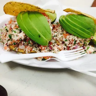 Ceviche Tostada