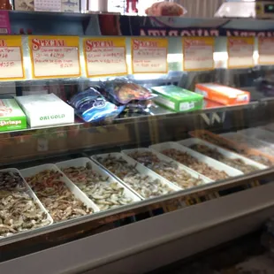 Seafood display