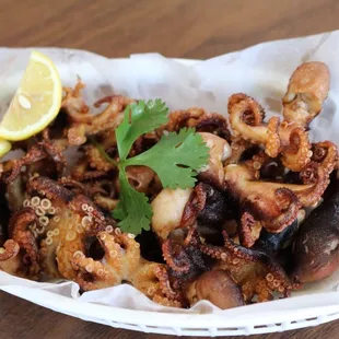 Fried octopus, great appetizer!
