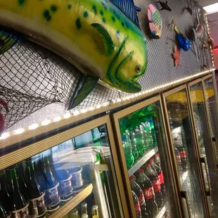 Beautiful store decorations. Definitely fish market vibes!