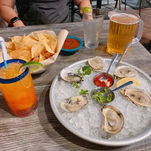 Mama&apos;s Passion Berry, Blue Point Oysters