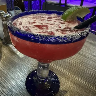 Prickly pear margarita