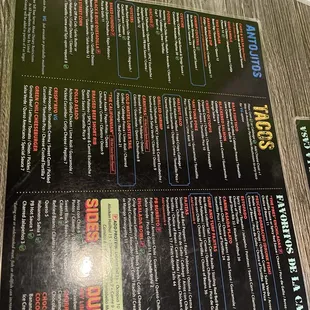 Menu prices are absurd