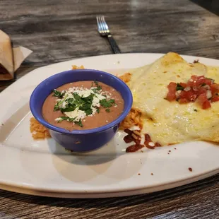 Tomatillo enchiladas