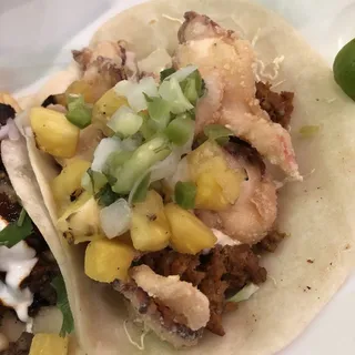 Grilled Octopus Taco
