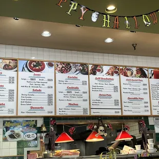 Updated menu 10/2024