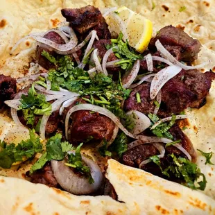 Very yummy delicious steak Tika kabab