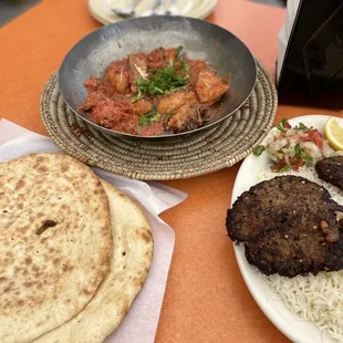 Chicken Karahi, Peshawari Chapli Kabab
