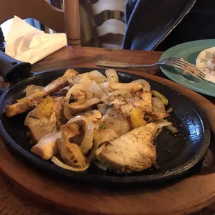 Chicken fajitas