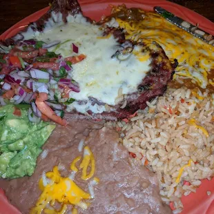 Fajita steak skirt plate.