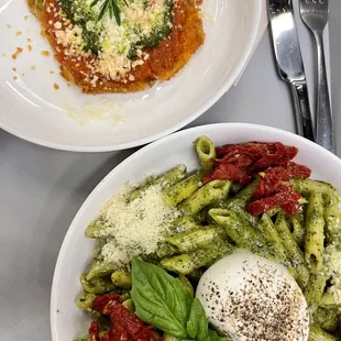 Mozzerella &amp; Penne Pesto Burrata
