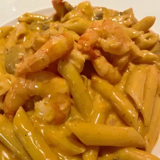 Penne Vodka with Shrimp