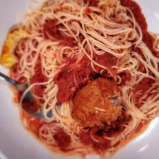 Spaghetti and Meatballs