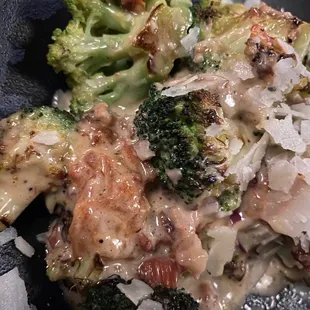 Grilled Broccoli Caesar Salad