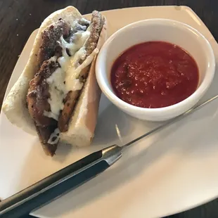 Eggplant Parm Sandwich