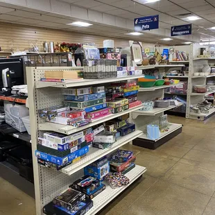 They had tons of jigsaw puzzles today