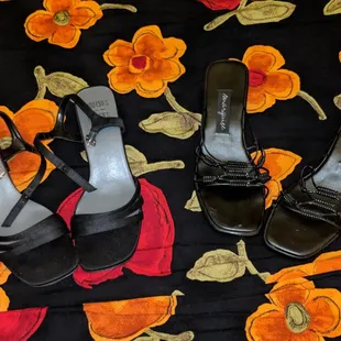 The shoes on the right are from this establishment.