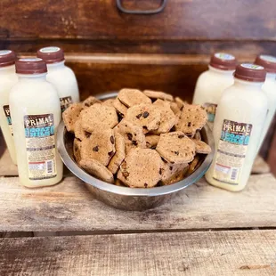 Primal Raw Goats Milk and Carob Chip Doggie cookies!