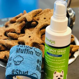 Hot spots are a painful nuisance for your pet! Let us help you treat them with a full line of products in our store!