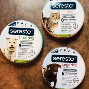 Seresto flea and tick collars last 8 months!