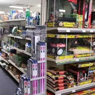 Reptile and pond supplies