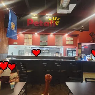 Petali Restaurant- inside (March 2023)