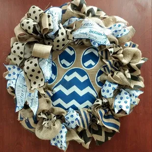 UK Wildcats Wreath