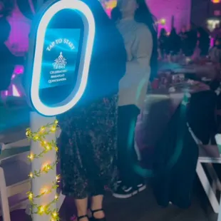 Open air Photo Booth for Forest Theme Quinceañera