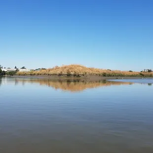 The water is like glass