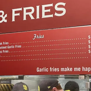 Truth, garlic fries do make me happy LOL