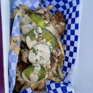 Animal loaded fries