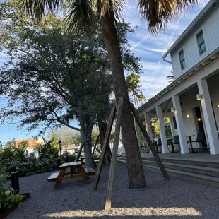 Outdoor seating area