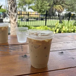 Iced Honey Latte- soooo good