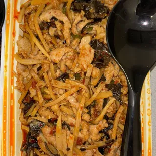 Shredded Pork w. Garlic Sauce