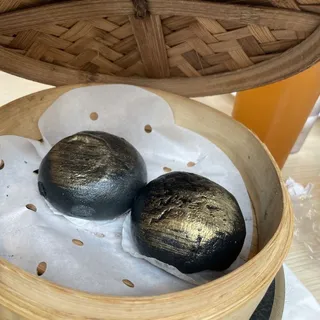 Black Sesame Egg Yolk Bao (2) 3PD