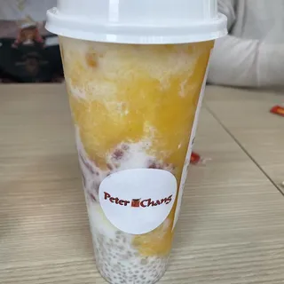 Mango Sorbet Coconut Pudding