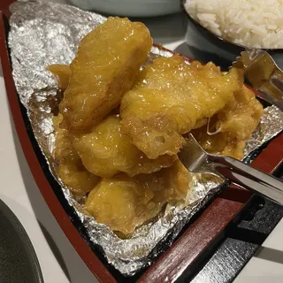 Half Tray GuoBao Sweet Sour Flounder