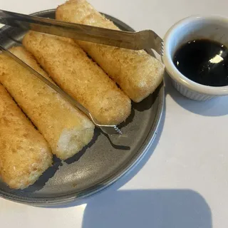 Crispy Rice Cake w. Brown Sugar (4 pcs)